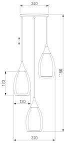 img 1 attached to Ceiling lamp Eurosvet Cosmic 50085/3, E14, 45 W, number of lamps: 3 pcs., color: chrome