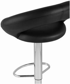 img 1 attached to Chair STOOL GROUP Cooper, metal/faux leather, black/silver