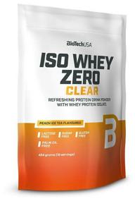 img 1 attached to BiotechUSA Iso Whey Zero Clear 454g peach ice tea