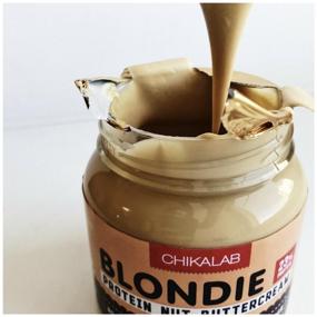 img 3 attached to 🥜 Blondie Paste White with Cashews from Chikalab - 250 g, Plastic Jar: Creamy & Nutty Delight!