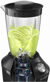 img 3 attached to 🍹 Aluminum Collection Philips HR2191/01 Stationary Blender - Sleek Black Finish