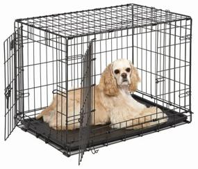 img 3 attached to Cage for dogs Midwest iCrate 1530 76x48x53 cm black