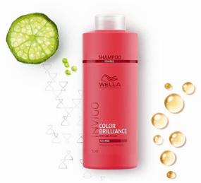 img 2 attached to Wella Professionals Invigo Color Brilliance shampoo for coarse hair, 1000 ml