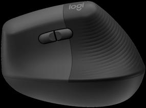 img 4 attached to Logitech Lift Wireless Vertical Mouse, graphite