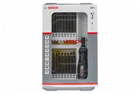 img 4 attached to Screwdriver with interchangeable bits BOSCH 2.607.017.320, 37 pcs., black/grey