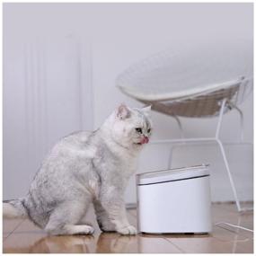 img 3 attached to Xiaomi Car Drinker Water Fountain for Cats and Dogs Mijia Smart Pet Water Dispenser XWWF01MG