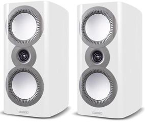 img 1 attached to Bookshelf speaker system Mission ZX-2 gloss white