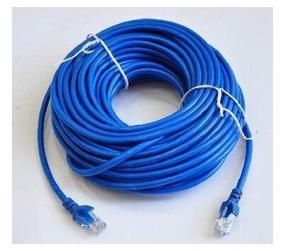 img 1 attached to Патч-корд UTP 25 m, литой, RJ45, Cat.5e, Atcom синий