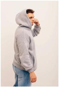 img 2 attached to Hoodie/hoodie/oversize/grey/large size/oversize