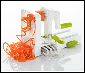 img 1 attached to Vegetable cutter with interchangeable nozzles spiralizer-1-horizontal PVHOME