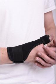 img 1 attached to Wrist brace with thumb fixation