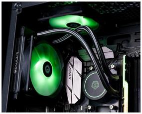 img 4 attached to 🌈 ID-COOLING XF-12025-RGB Black/RGB Housing Fan: High-Performance Cooling Solution with Striking RGB Illumination