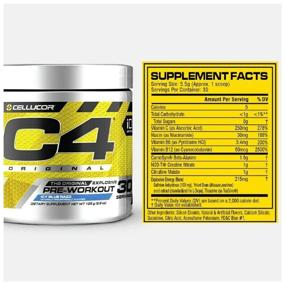 img 4 attached to Cellucor C4 Original icy blue razz pre-workout 195g can