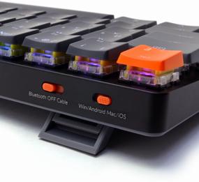 img 2 attached to Keychron K7 Wireless Ultra-Slim Mechanical Keyboard, 68 Keys, RGB Backlit, Brown Switch