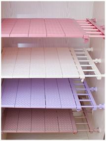 img 1 attached to Sliding shelf Closet Storage Rack (50-80 cm) ORISMA