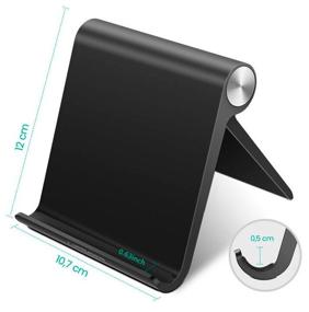 img 2 attached to Настольная подставка для планшета Ugreen, цвет черный (50748)
