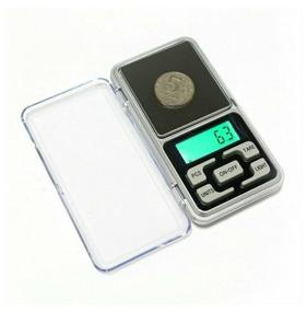 img 1 attached to Scales jewelry, kitchen, pocket electronic with backlight Pocket Scale 0.01g - 200g