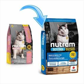 img 4 attached to Dry food for adult and senior cats Nutram S5, with salmon, with chicken