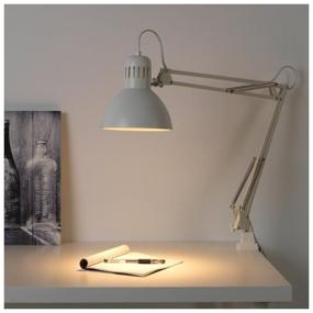 img 1 attached to 💡 IKEA Office Lamp 10355726: 13W E27, White Armature & Shade - Sleek and Functional Lighting