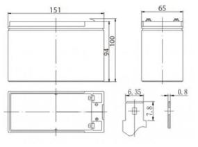 img 4 attached to Rechargeable battery DELTA Battery HR 12-7.2 12V 7.2 Ah