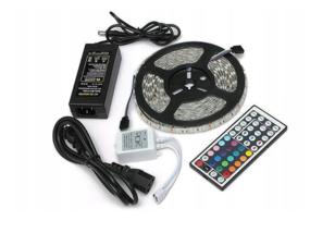 img 2 attached to LED strip RGB, 10 meters, 220/12 V, 600 diodes 5050, controlled from your phone via bluetooth