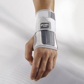 img 2 attached to Push Braces Med Wrist Brace left, size 4, gray