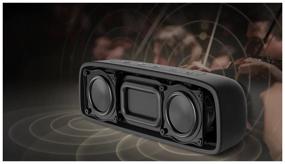 img 3 attached to Powerful Portable Acoustics: Tribit XSound 🔊 Surf, 12W, Black - Enhance Your Audio Experience!
