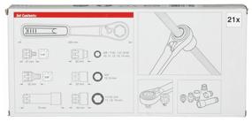 img 4 attached to Набор инструментов Makita B-65604, 21 предм., черный