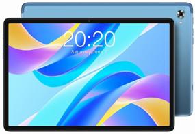 img 4 attached to Планшет Teclast M40 Plus 10,1-дюймовым IPS-экраном Full-Fit 8Г/128Гб, беспроводная сеть, синий