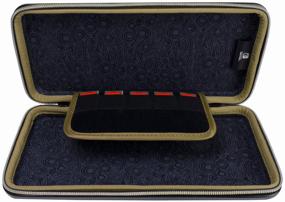 img 4 attached to HORI Защитный алюминиевый чехол Zelda для консоли Nintendo Switch (NSW-091U) черный/золотой