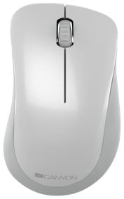 img 1 attached to Canyon 2.4 GHz Wireless mouse , with 3 buttons, DPI 1200, Battery: AAA*2pcs , pearl white grey67*109