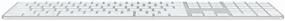 img 2 attached to Apple Magic Keyboard Wireless Keyboard with Touch ID and Numeric Keypad White/Grey English