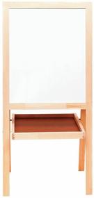 img 3 attached to Drawing board for children BRAUBERG double sided, 235519 green/white