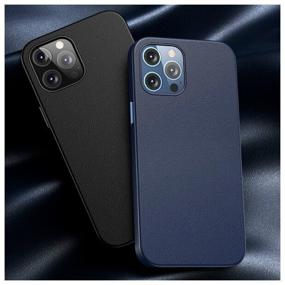 img 3 attached to Baseus Magnetic Leather Case 2020 (LTAPIPH67N-YP03) Blue