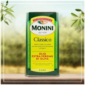 img 3 attached to Olive oil Monini Classico Extra Virgin unrefined premium quality first cold pressed Extra Virgin, 3 l