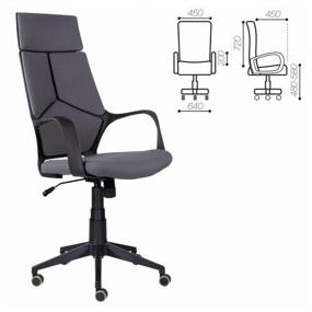 img 4 attached to 🪑 Brabix Prime EX-515 Office Chair | Textile Upholstery | Black