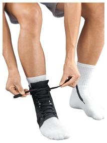 img 4 attached to Medi Ankle brace protect.Ankle lace up, size M, black