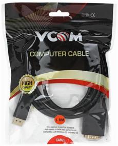 img 1 attached to VCOM DisplayPort to VGA cable (CG607), black