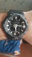 img 1 attached to CASIO G-Shock GA-700-1B quartz watch, alarm clock, chronograph, stopwatch, countdown timer, waterproof, shockproof, display backlight, black review by Stanislaw Plonka ᠌