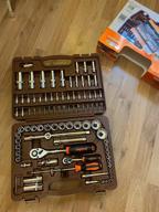 img 1 attached to Tool kit for car with 12 gr. sockets 1/2"DR and 1/4"DR, 94 pieces Ombra OMT94S12 review by Jnis Staulis ᠌