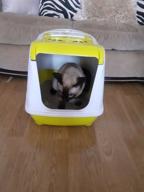 img 1 attached to 🐱 Modern Flip Grey Cat Litter Box with Warming Features review by Vassil Ivanov ᠌