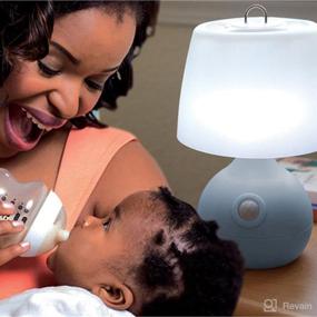 img 3 attached to 🌙 The Mighty Bright Motion-Sensor Light for Baby Nursery and Nighttime Safety - Blue | 90-Hour Battery Life | Motion Detection up to 15 Feet