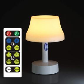 img 4 attached to PetGirl LED Desk Lamp: Remote Control, Dimmable, Battery-Operated Night Light For Bedroom & Kids Room - Adjustable Warm & Cold Tone Energy-Saving Table Lamp