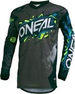 oneal element villain jersey yellow motorcycle & powersports ~ protective gear logo