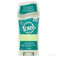 🍃 tom's maine lemongrass long lasting deodorant - enhanced personal care logo