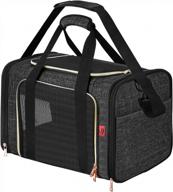 airline-approved caidienu pet carrier - soft-sided foldable for cats & dogs up to 22 lbs logo