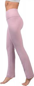 img 2 attached to High-Rise Soft Nude Tech Yoga Pants With Straight Leg For Women - Yogalicious