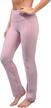 high-rise soft nude tech yoga pants with straight leg for women - yogalicious logo