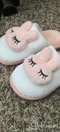img 1 attached to Kids Winter Warm Indoor Slippers - Boys & Girls Bedroom Shoes review by Robert Hoge
