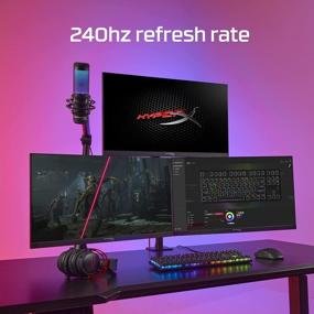 img 2 attached to 🎮 HyperX Armada 25: 24.5-Inch FHD Gaming Monitor with 240Hz, G-SYNC, and 1ms Response Time